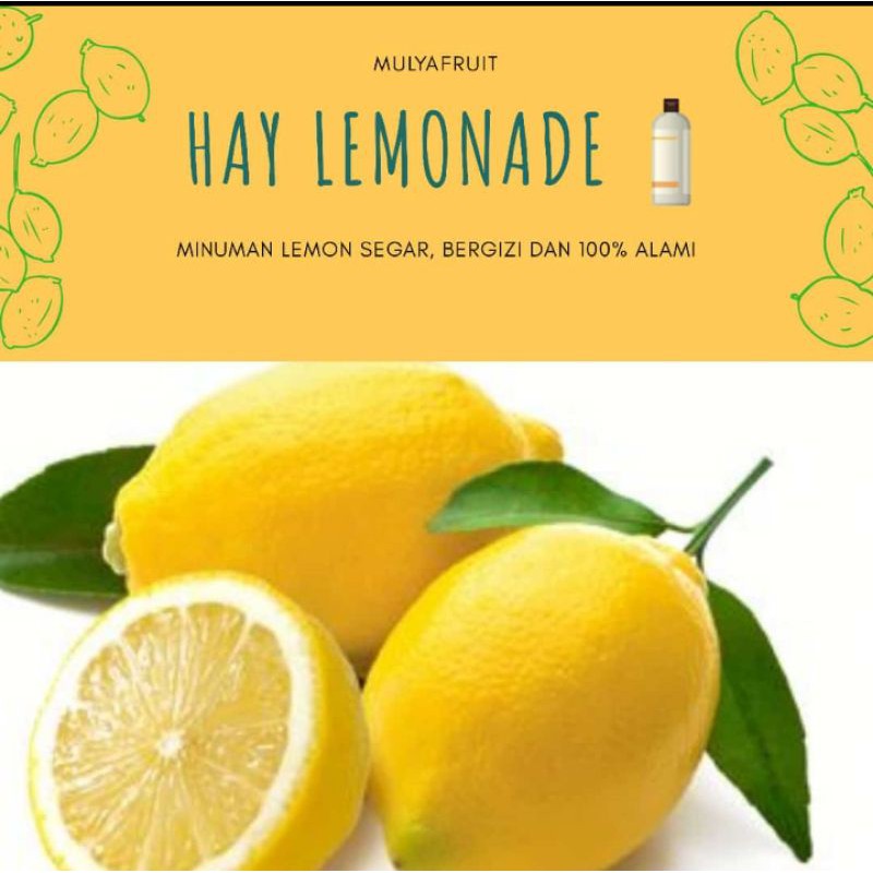 

[BISA COD] Lemon peras asli 250 ml diet alami