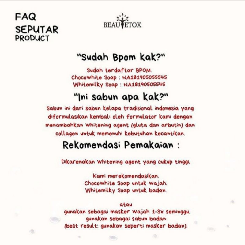 SABUN PEMUTIH GLUTA COLLAGEN SOAP BEAUTETOX 50gram BPOM