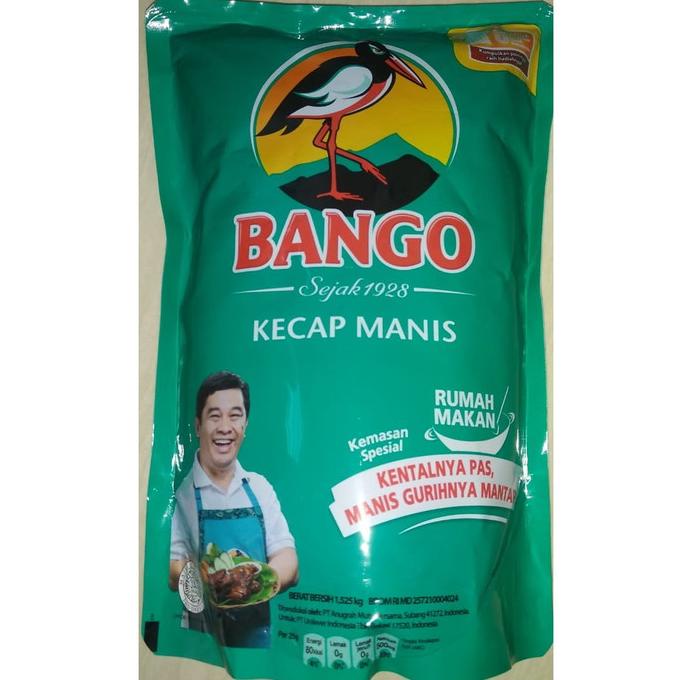 

Kecap Manis Bango Refill 1.525 kg