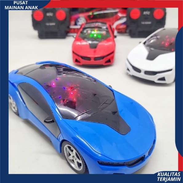 Mobil remote control BAN Berlampu RC CAR 3D FAMOUS LAMPU NYALA HYPERCAR | Mainan Anak Laki laki