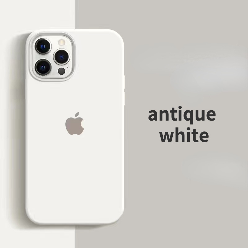 IPHONE Casing Silikon Cair Warna-Warni Beludru Untuk Iphone11 12 13 14 Pro Max Plus X XS XR 7 8 Plus SE 2020 shockproof case cover