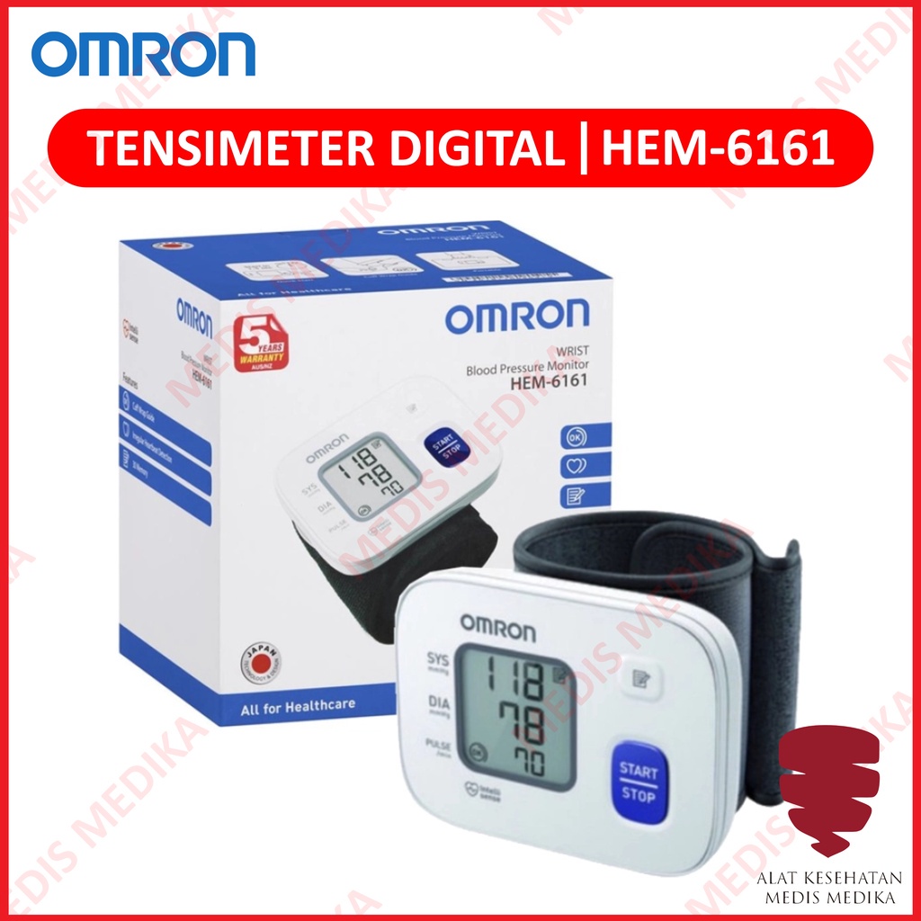 Tensimeter Digital Alat Diangnosa Denyut Jantung Omron Alat Ukur Tekanan Darah