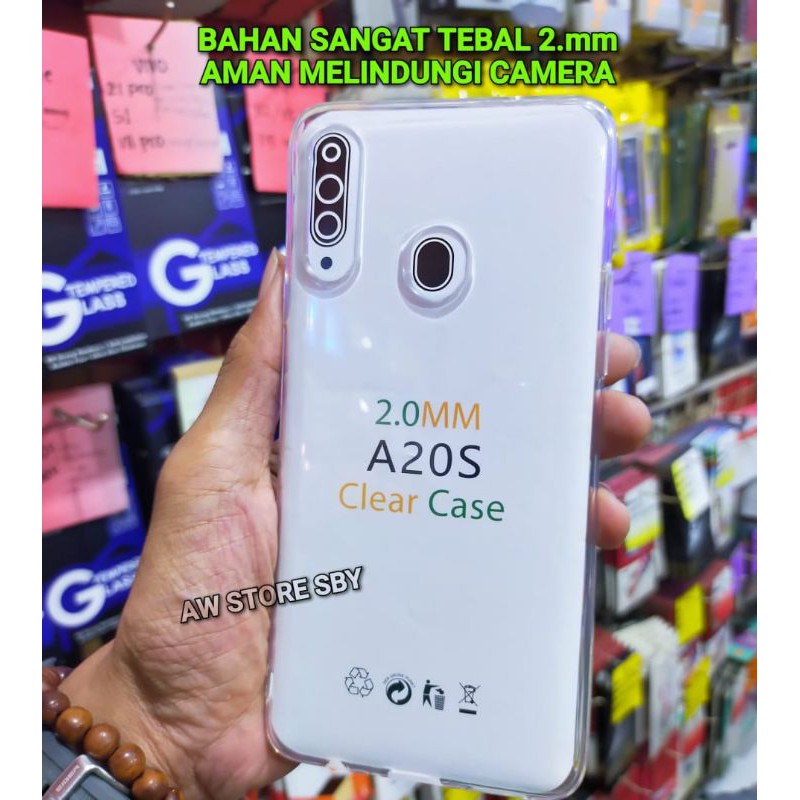 HD Clear Case Samsung a20s bening tebal Transparant Softcase A20S