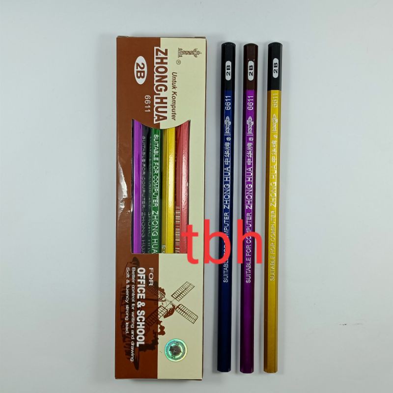 

pinsil zhong hua 2B 6611