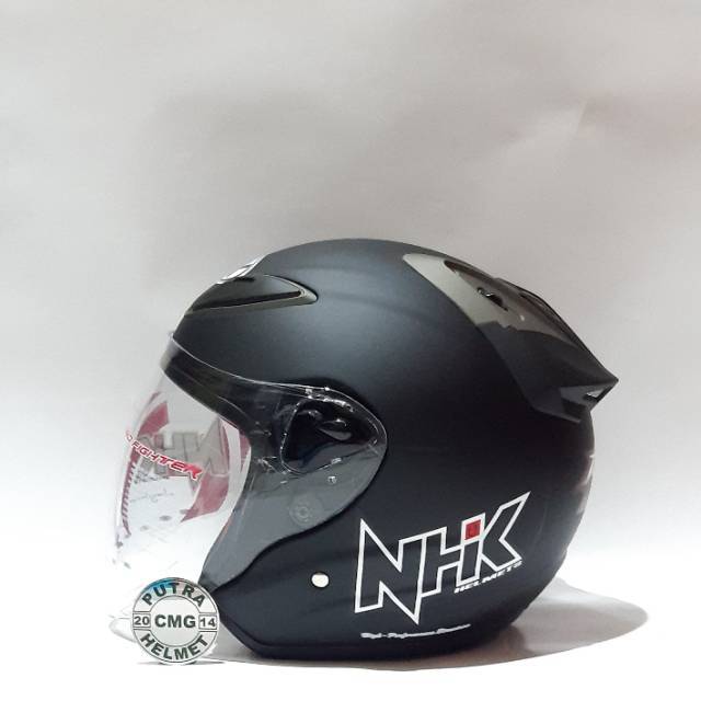 HELM NHK R6 SOLID BLACK DOF