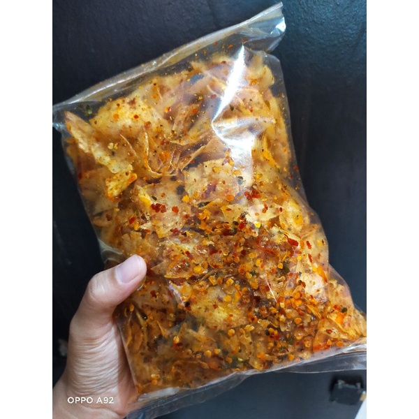 

KERIPIK SINGKONG PEDAS DAUN JERUK