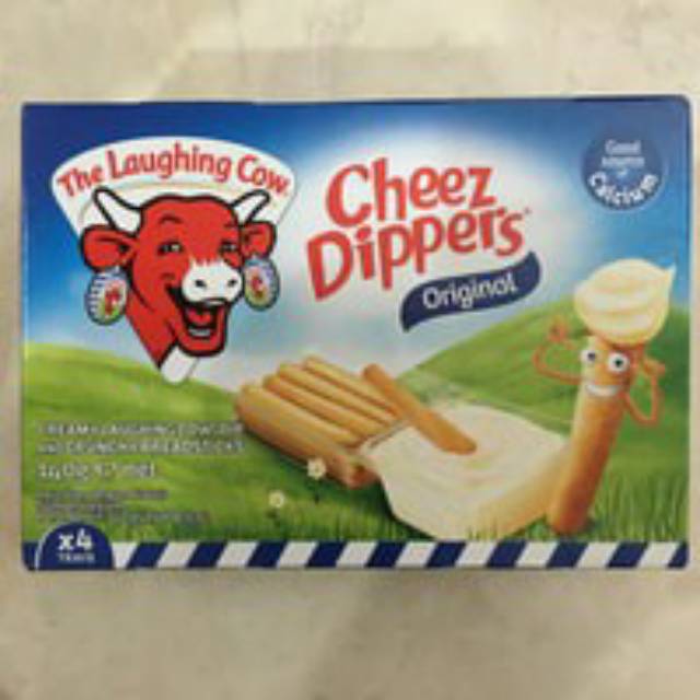 

The Laughing Cow Cheez Dippers Original Cheese with Biscuit Stick Stik Biskuit Keju Celup