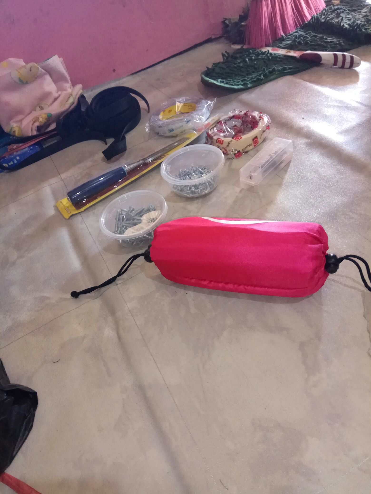 50 Pcs Baut Sekrup Cacing Jf 6 X 3/4 Kepala Rata