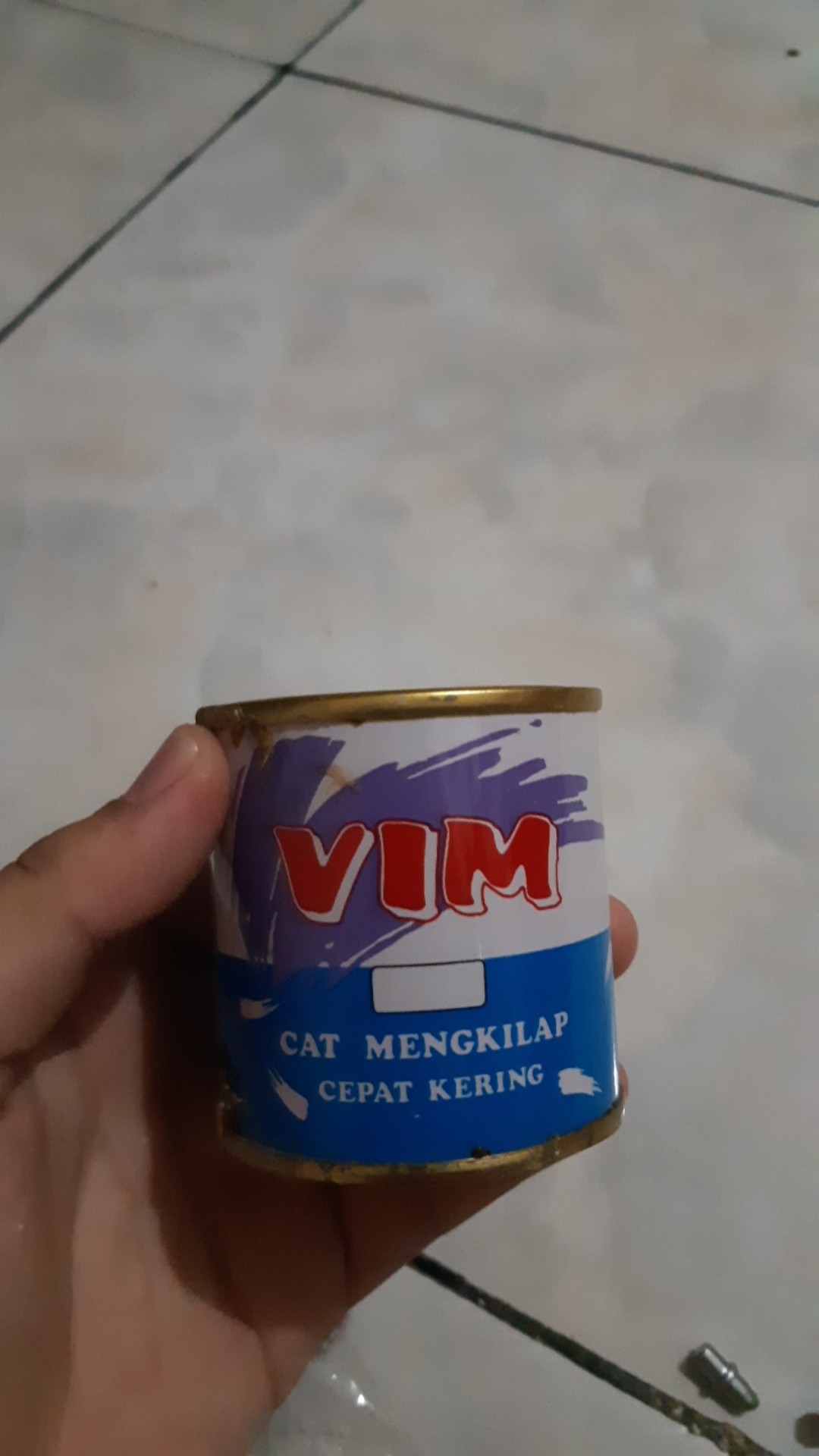 Cat Kayu Besi - Meni Besi Vim Murah Ukuran Kaleng Kecil 0.1 Liter