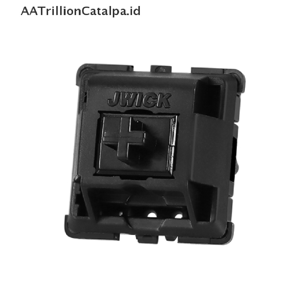 Aatrillioncatalpa JWICK V2 10pcs Keyboard Gaming Mekanikal 5 Pin Linear Mx Switch Warna Hitam