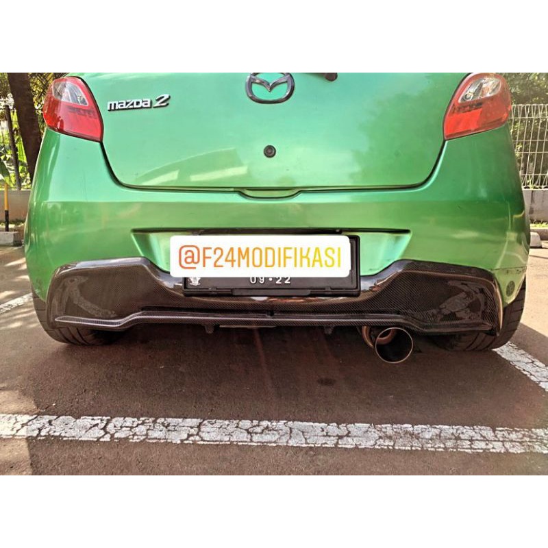 Diffuser mazda 2 old carbon kevlar