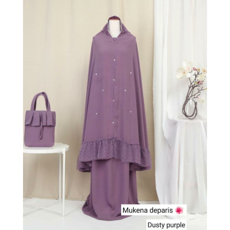 Mukena Dalanova D'paris, Mukena, Mukena set, Mukena Deparis, Mukena dewasa, abaya sholat