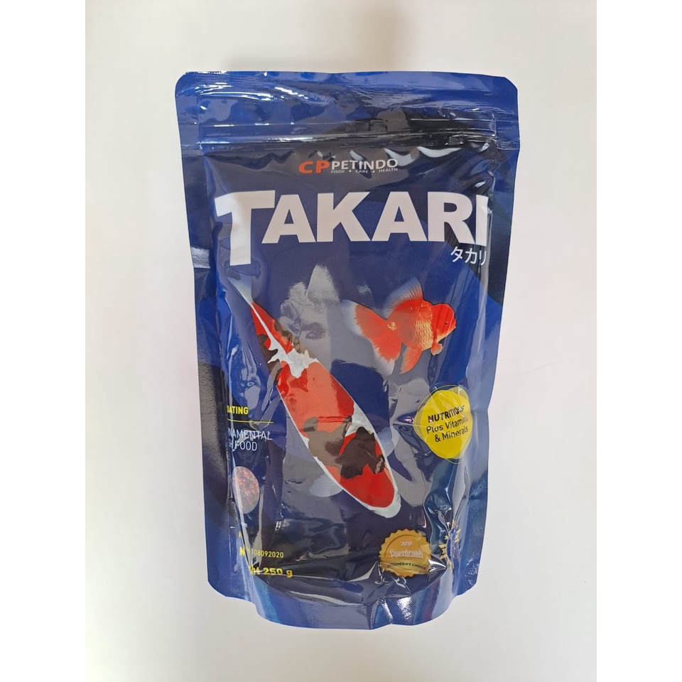 Takari 250gr Uk. 2mm Small - CP Fish Food - Pakan Ikan Hias Kecil