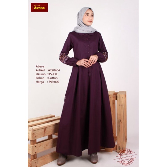 DANNIS Gamis Terbaru Artikel A220404 Ory By Dannis Collection