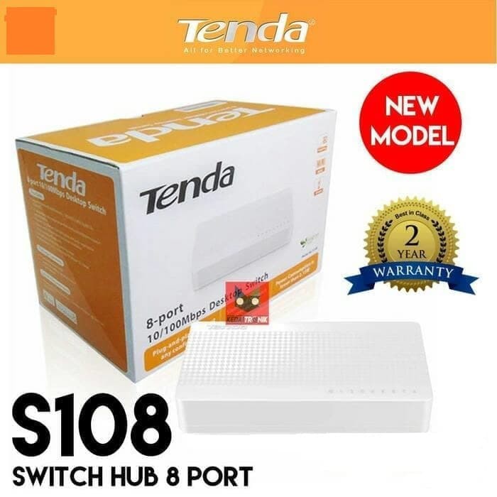 Tenda Switch S108 8port Ethernet Switch