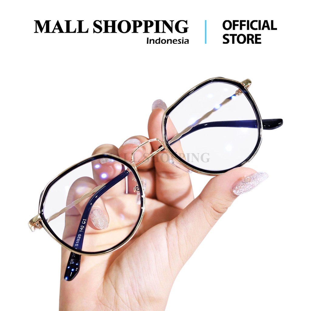 (COD) Kacamata Anti Radiasi Kacamata Baca Frame Unisex Fashion MALL SHOPPING