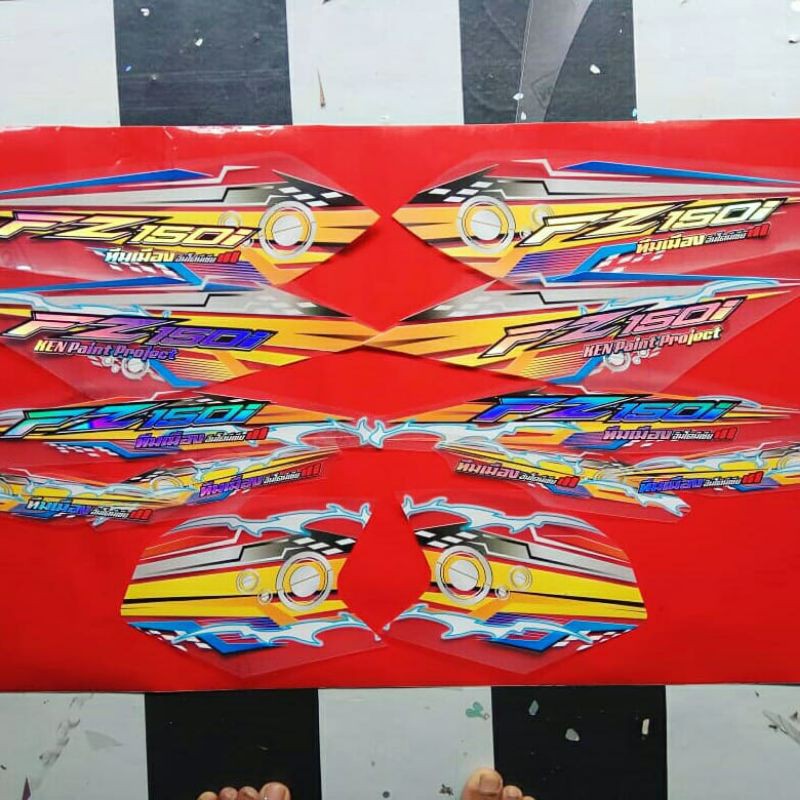 Striping transparan Vixion old hologram FZ150i