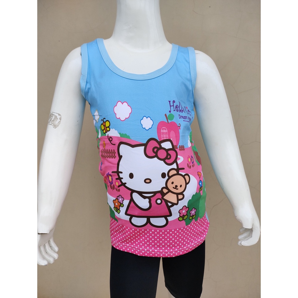 Kaos Singlet Motif HK DREAM HOUSE TALI BESAR TALI KECIL / Kaos Dalam Anak Perempuan