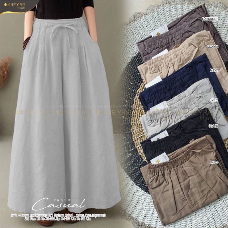 CASUAL PANTS 11 ORIGINAL BY KHEYRA HIJAB