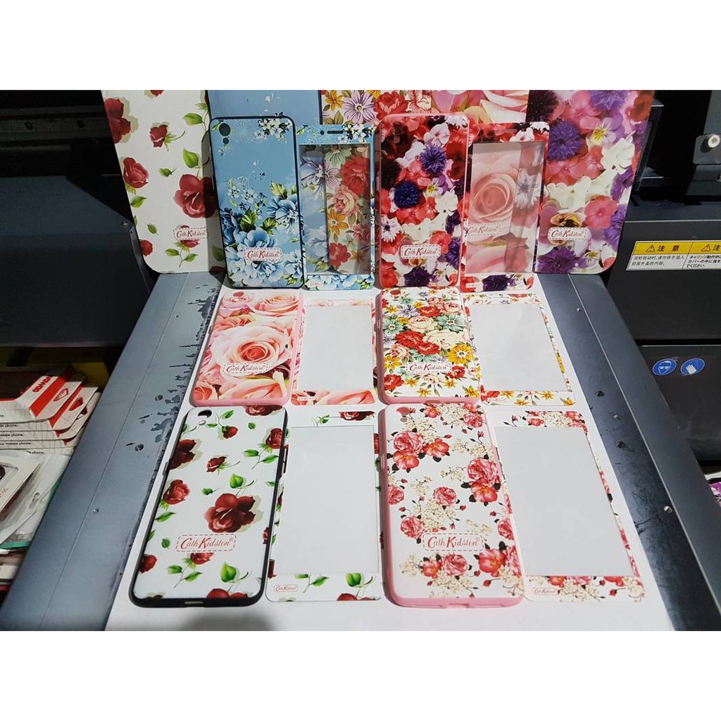 Case Flower 360 Samsung A7 2017 A720 Hard Full Body Protection Casing