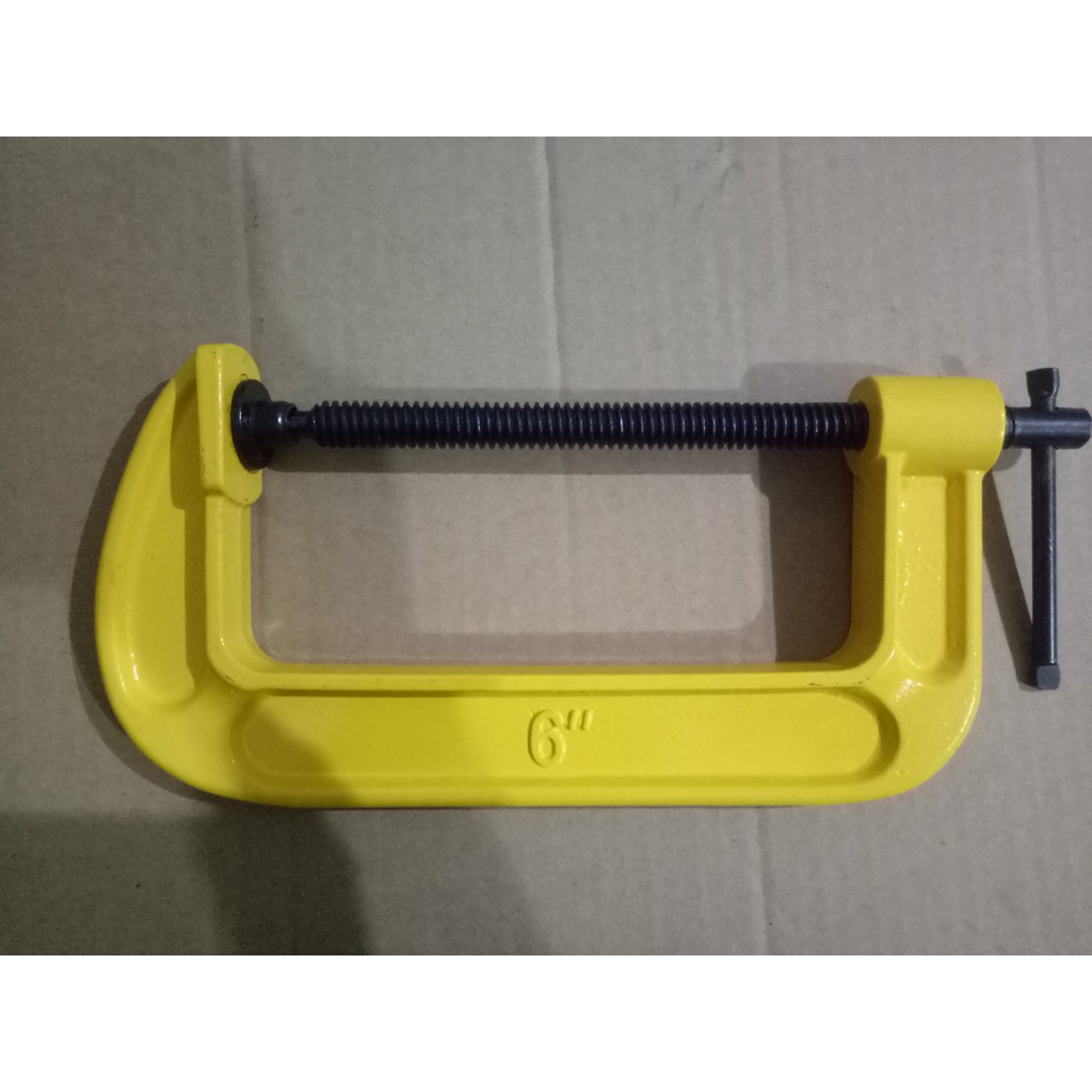 Murah !!! Klem C 6 Inch - Catok Clamp Penjepit Clam Kayu 6in Klam