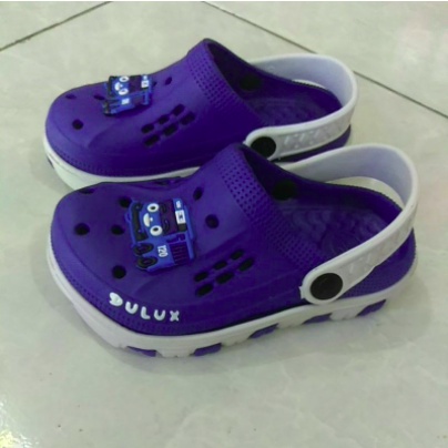 DX-202D Sandal Baim Anak Cowok Karakter Tayo Merek Dulux Ukuran 25-30