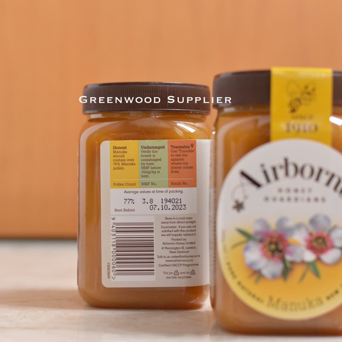 

b01n1nh Madu Manuka / Manuka Honey 500G - Airborne (Premium) Ds201Fs