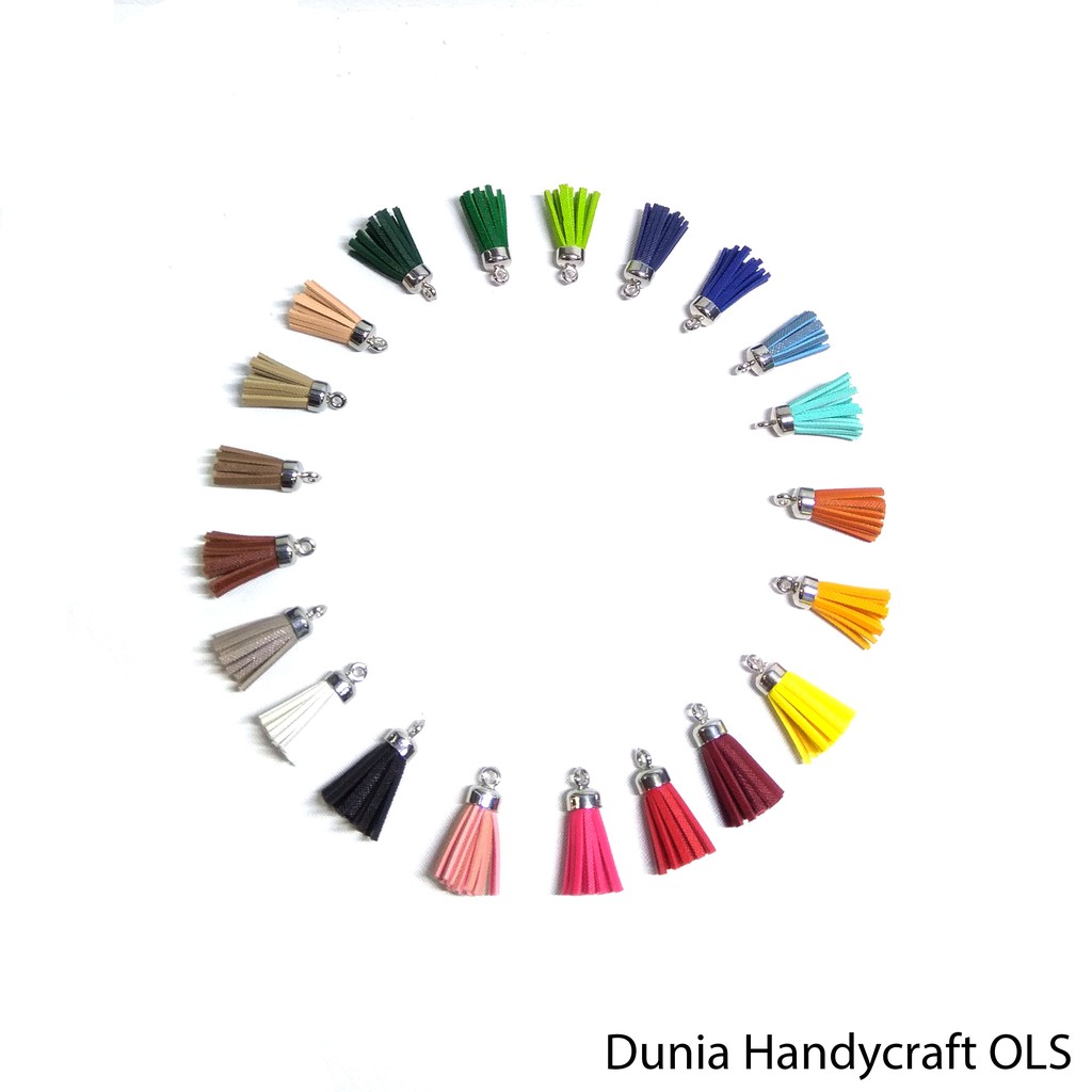 Tassel Kulit Montok - Tassel Gantungan Aksesoris