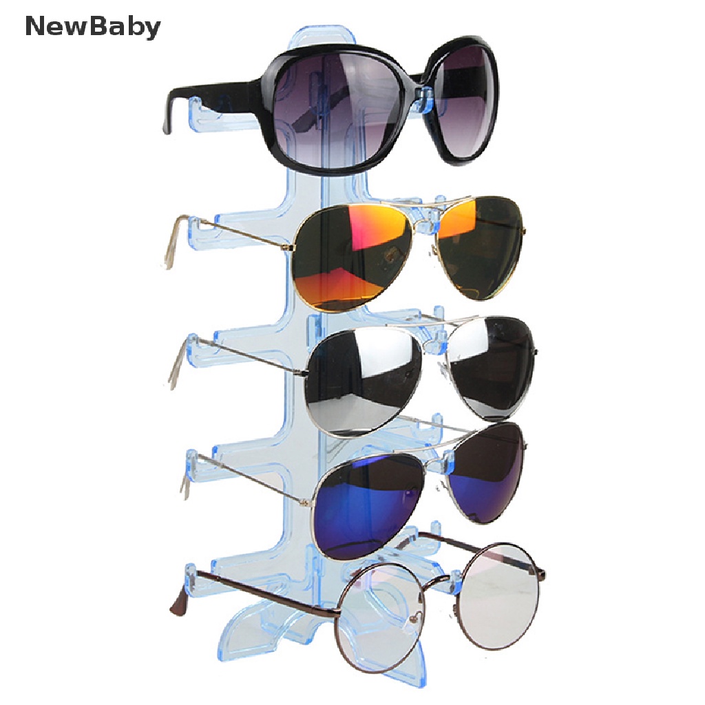 Newbaby Rak Display Kacamata 5 Tingkat Bahan Plastik