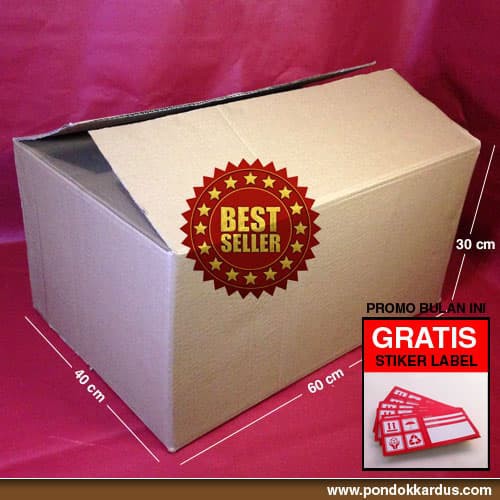 

Promo Kardus Polos PK22SW (60x40x30cm) Berkualitas