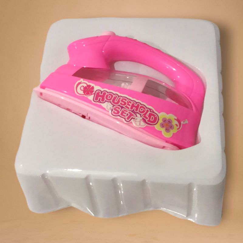 Mainan Anak Perempuan Set Setrika Household Ada Lampu