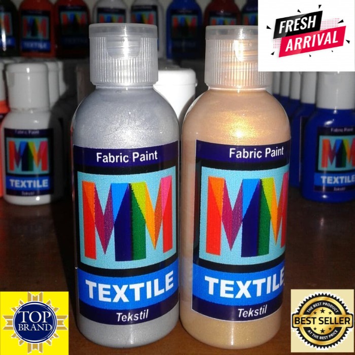 

Cat Lukis Textile MM 60ml Warna EMAS atau PERAK (ini harga perbotol)