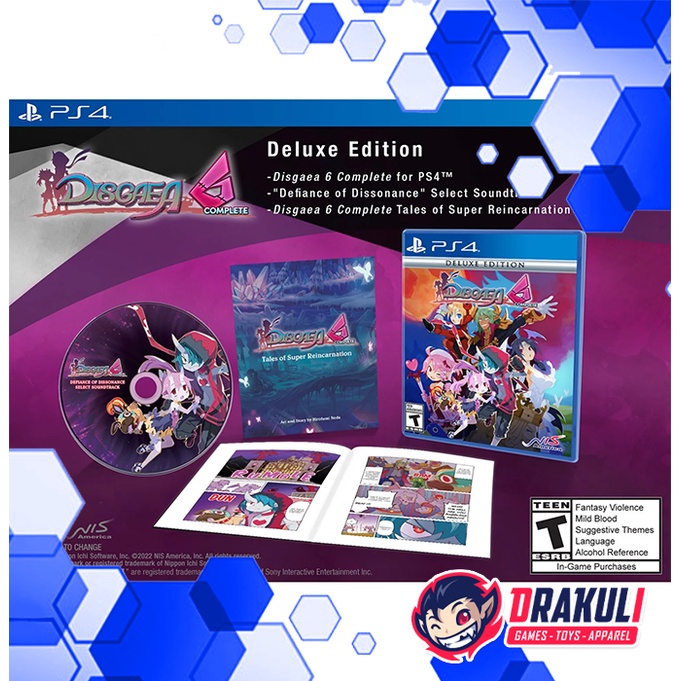 PS4 Disgaea 6 Complete Deluxe Edition (R1/USA/English)