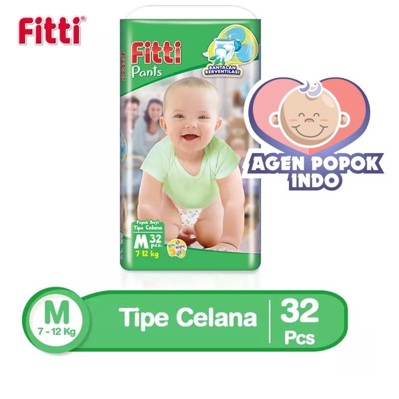 FITTI Pants Popok Celana M32 M 32 | FITTI POPOK BAYI CELANA M32 M 32