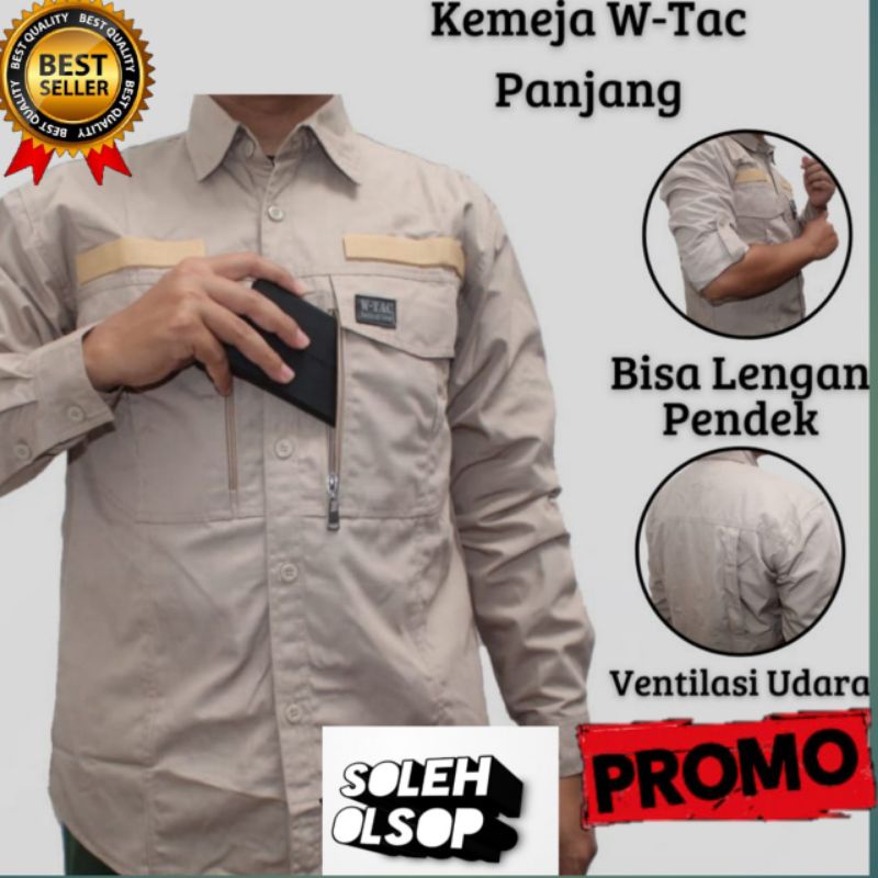 Kemeja Tactical W-Tac Panjang Kemeja Tactical