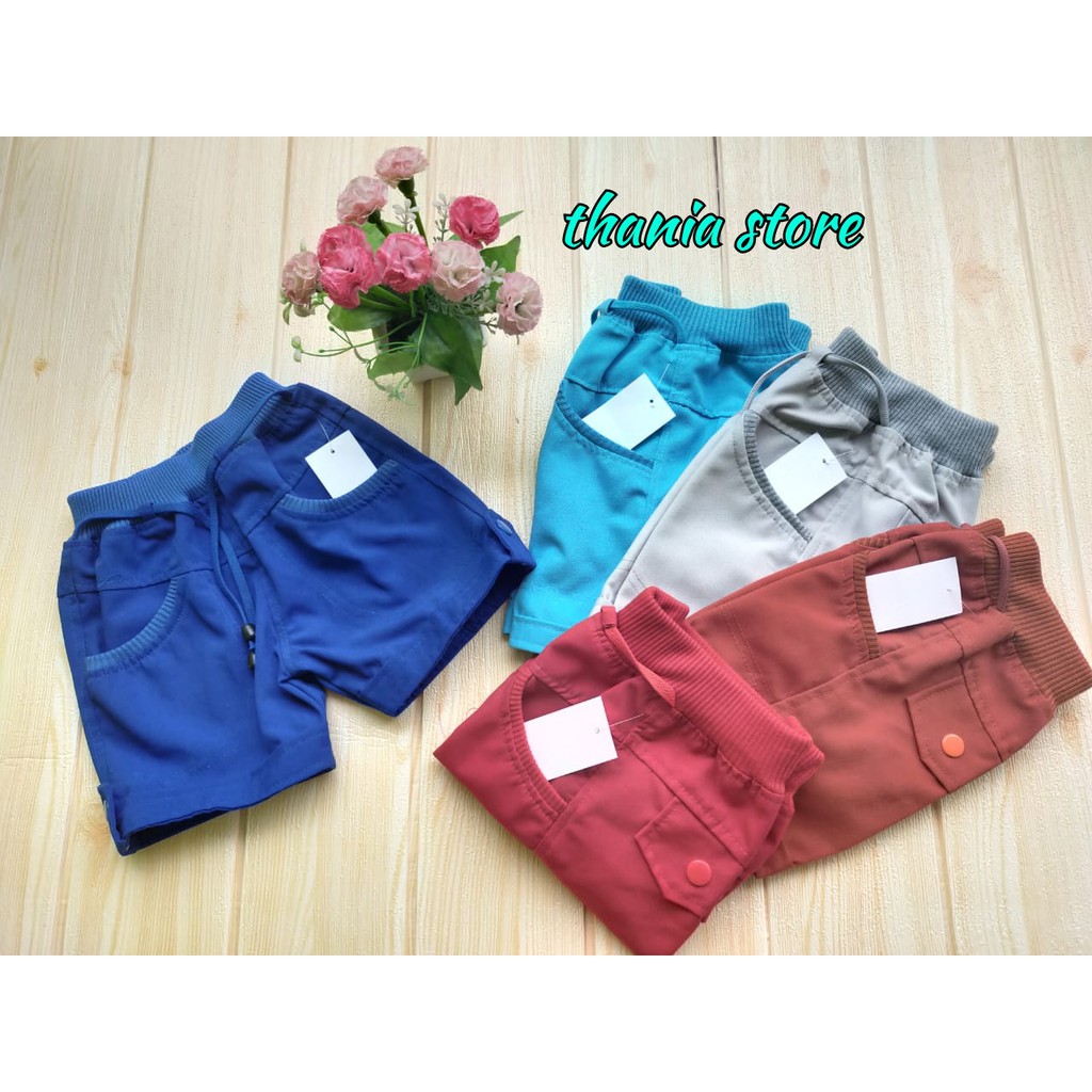 pilih warna celana pendek anak hotpant candypant 1-5th termurah