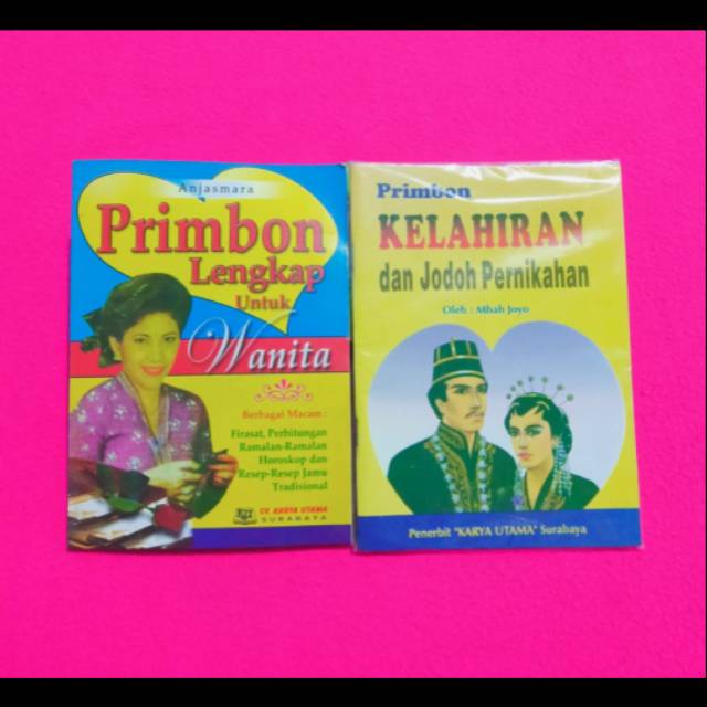 Primbon wanita dan primbon kelahiran dan jodoh pernikahan (sepaket)