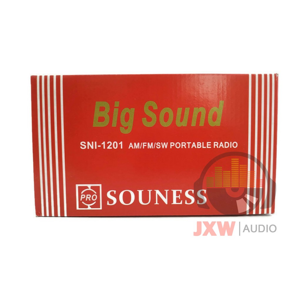 RADIO PORTABLE MURAH SOUNESS SNI 1201 / RADIO INTERNASIONAL SNI-1201 / RADIO JADUL 1201