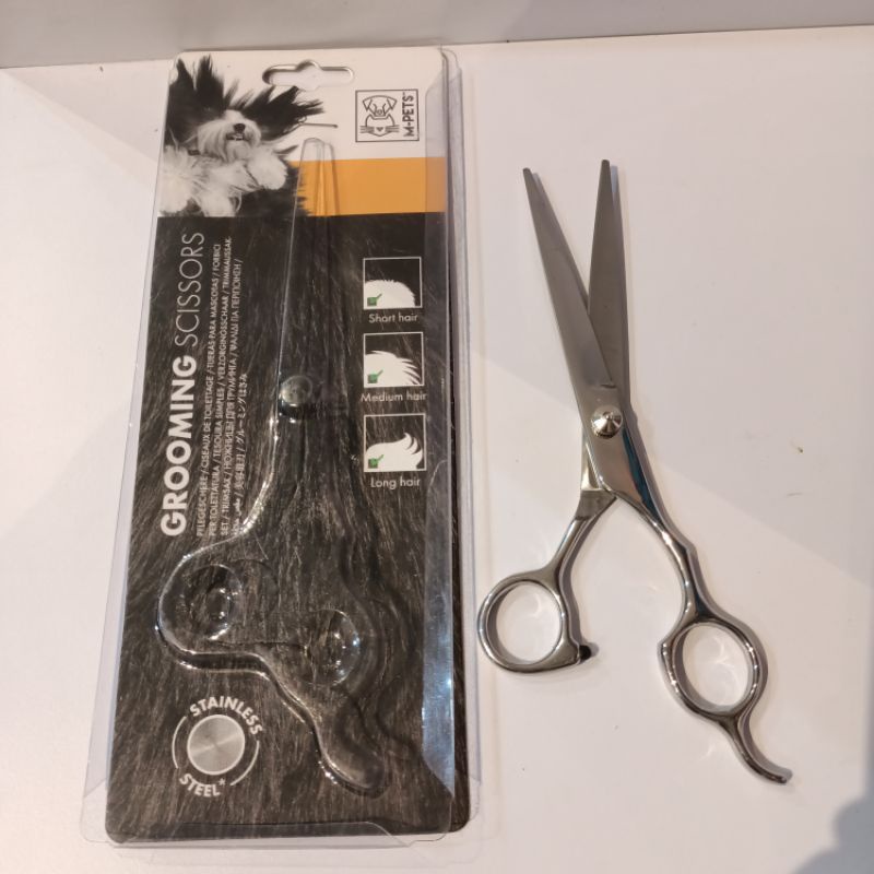 M-Pets Gunting Grooming Scissors Stainless Steel / Gunting Bulu Hewan