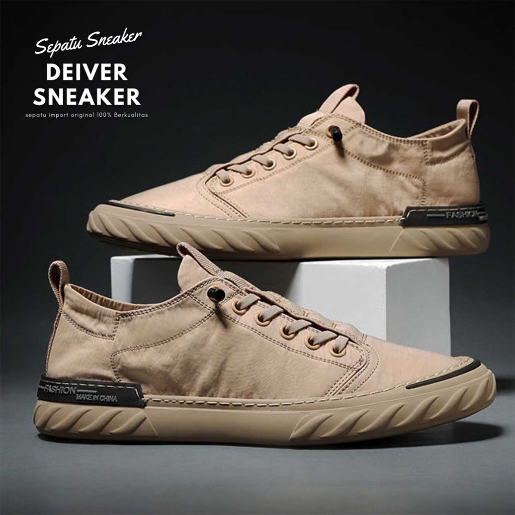 Sepatu Spatu Sneakers Sneaker Snakers Snekers Pria Wanita Import Original Hitam Putih / Sepatu Runni