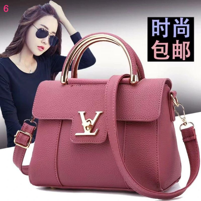 Tas Import wanita/tas handle/Tali Panjang/ LV