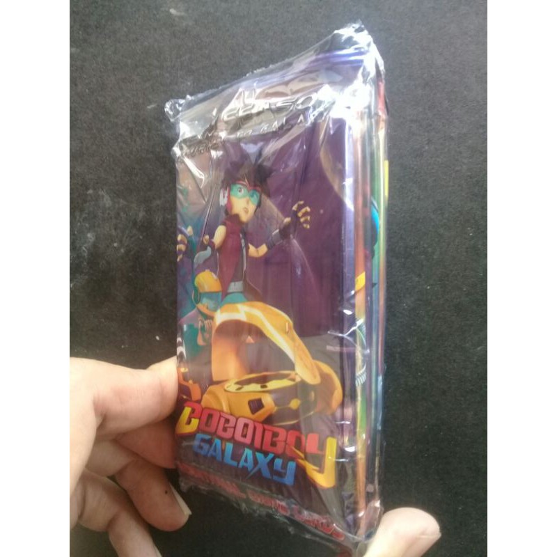 Segel 6 Pak Kartu Boboiboy Galaxy Cover Berbeda-Beda +-60Kartu Spesial Fang Cover