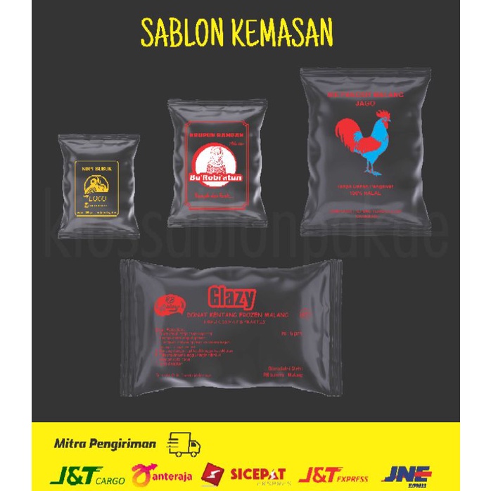 sablon plastik pp tebal kemasan snack keripik 15x26