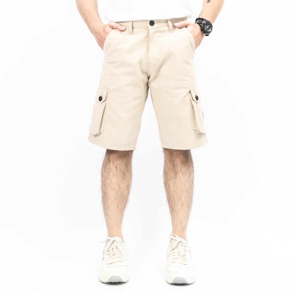 Gizmo Celana Cargo Pendek Cream Short Pants