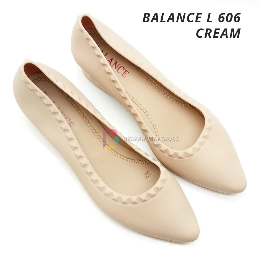 Sepatu Karet Wanita - Sepatu Flat Shoes Karet Wanita Balance L 606 Varian Warna