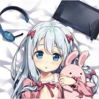 Sarung / Sarung Bantal Peluk Dakimakura Anime Eromanga Sensei Izumi Sagiri