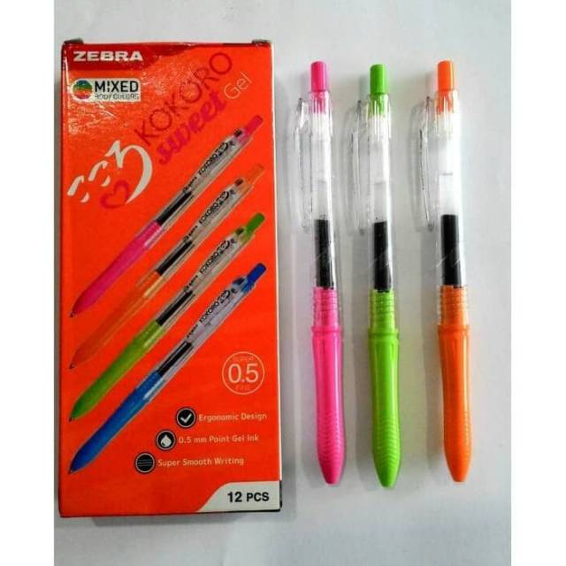 

ZEBRA KOKORO PEN 1 LUSIN PILIH WARNA