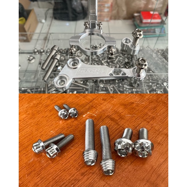 probolt baut breket briket stabilizer atas rx king (sepaket bautnya saja)-1