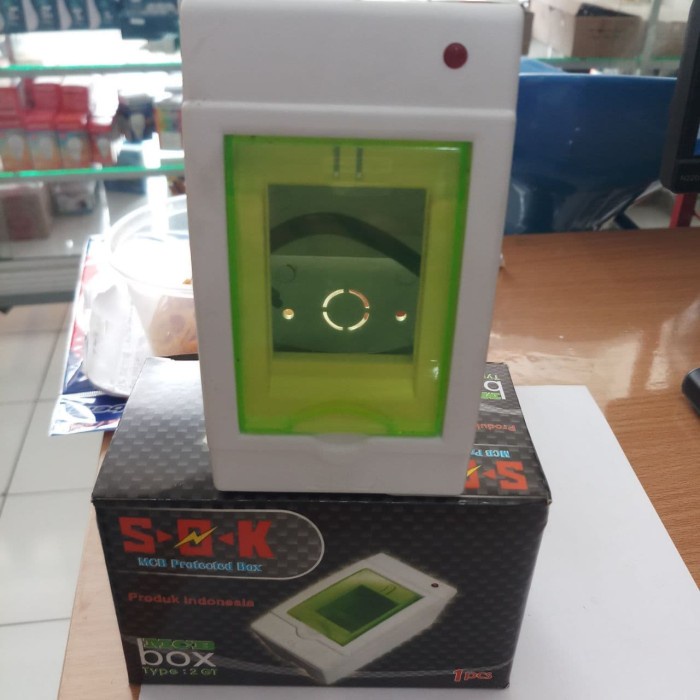 BOX MCB 2 GROUP/2GT+TUTUP MERK SOK