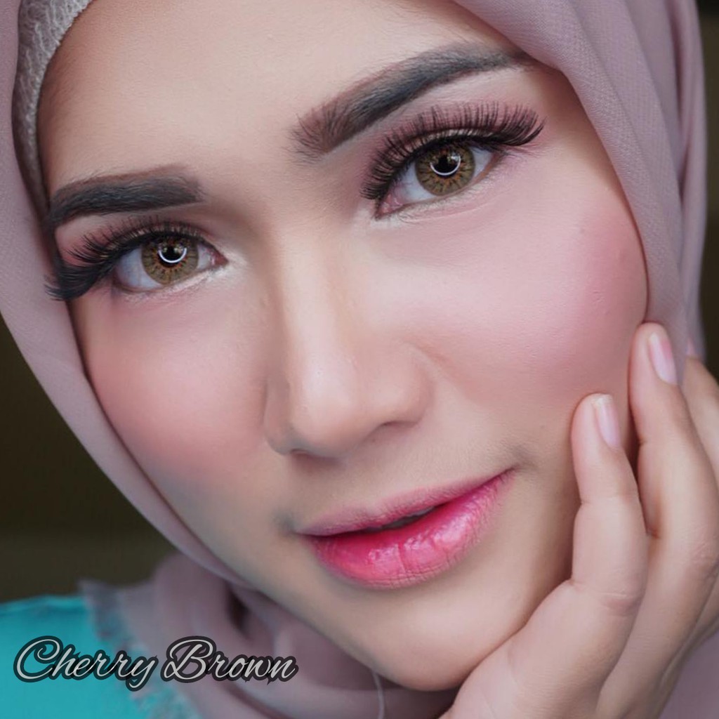 Soflens Sweety Helena Patricia Jenet Nutwara Gray Grey Brown Cherry Yellow Green Soflens Minus Murah